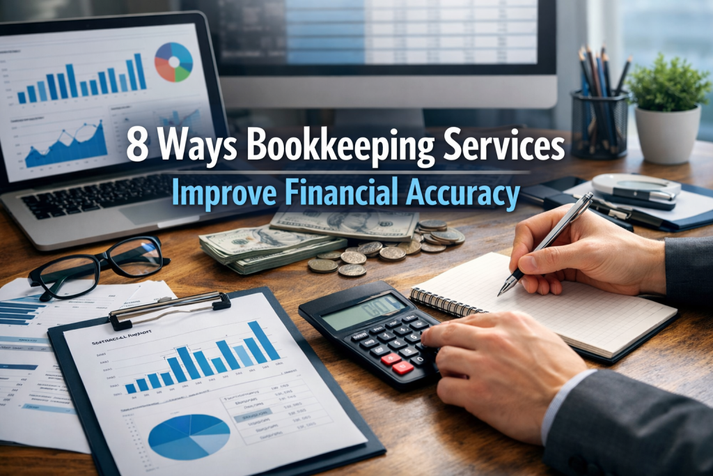 8 Ways Bookkeeping Services Improve Financial Accuracy for Small Businesses